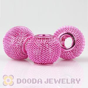 Wholesale 18mm Basketball Wives Peach Mesh Beads 