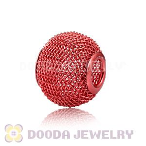 Wholesale 18mm Basketball Wives Red Mesh Beads Cheap 