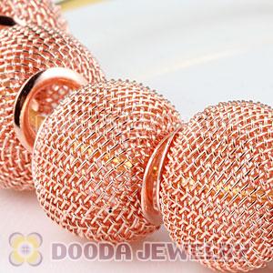 Wholesale 18mm Yellow Basketball Wives Mesh Beads Cheap 