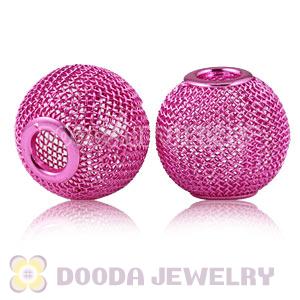 Wholesale 20mm Magenta Basketball Wives Mesh Beads Cheap 
