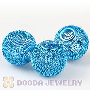 Wholesale 20mm Blue Basketball Wives Mesh Beads Cheap 