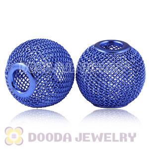Wholesale 20mm Blue Basketball Wives Mesh Beads 