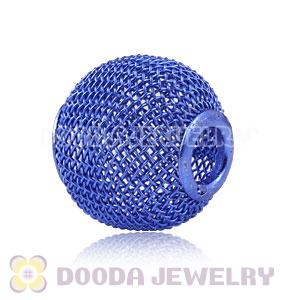 Wholesale 20mm Blue Basketball Wives Mesh Beads Cheap 