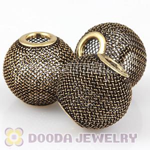 Wholesale 20mm Basketball Wives Mesh Beads For Hoop Earrings 
