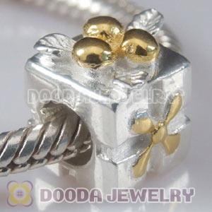 Gold Plated Charm Jewelry 925 Silver Valentines Day Beads