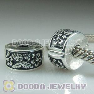 Wholesale European style silver plated clip beads wholesale European beads