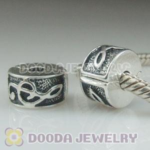 Wholesale European style silver plated clip beads wholesale European beads