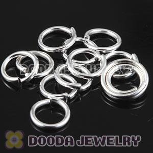 Mix 500pcs per bag 3.5mm Split Rings Silver Plated For Basketball Wives Earrings