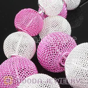 90mm Basketball Wives Mesh Hoop Earrings Wholesale