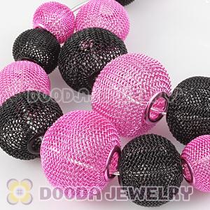 90mm Basketball Wives Mesh Hoop Earrings Wholesale