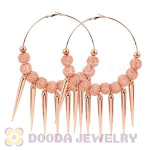 80mm Basketball Wives Spike Hoop Earrings Wholesale