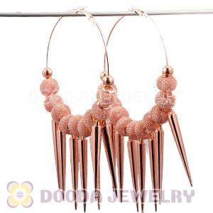 80mm Basketball Wives Spike Hoop Earrings Wholesale