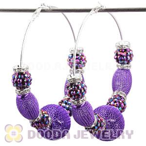 880mm Basketball Wives Hoop Earrings Wholesale