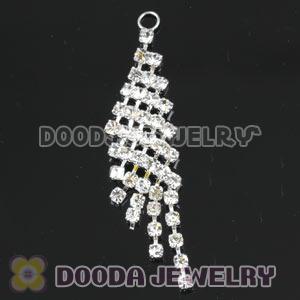 White Crystal Bling For Basketball Wives Earrings Accesories