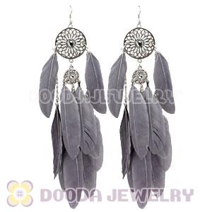 Grizzly Basketball Wives Feather Earrings Wholesale
