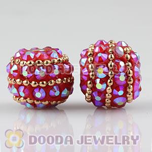 14×15mm Resin Basketball Wives Beads For Earrings Wholesale 