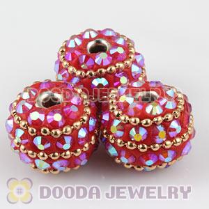 14×15mm Resin Basketball Wives Beads For Earrings Wholesale 