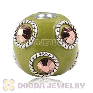 17×16mm ABS Basketball Wives Beads For Earrings Wholesale 