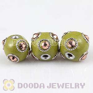 17×16mm ABS Basketball Wives Beads For Earrings Wholesale 
