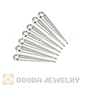 Cheap 22mm Silver Plated Basketball Wives Earring Spike Beads Wholesale 