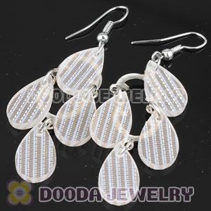 Crystal Basketball Wives Bamboo Drop Earrings Wholesale