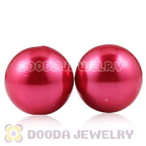 20mm Red Basketball Wives ABS Pearl Beads Wholesale 
