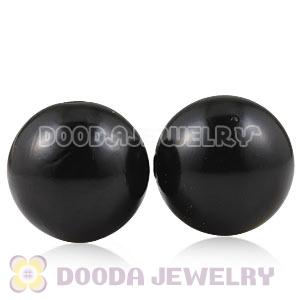 20mm Black Basketball Wives ABS Pearl Beads Wholesale 