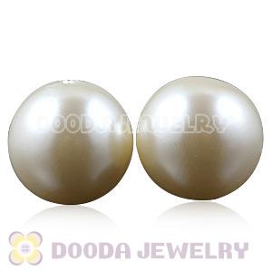 20mm Ivory Basketball Wives ABS Pearl Beads Wholesale 