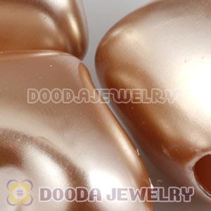 19X23mm Heart Basketball Wives ABS Pearl Beads Wholesale 