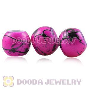 14mm Big Hole Acrylic Beads For European Jewelry Wholesale 