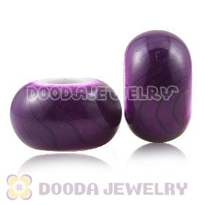 14mm Purple Basketball Wives Acrylic Beads For European Jewelry 