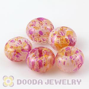 14mm Basketball Wives Acrylic Beads For European Jewelry 