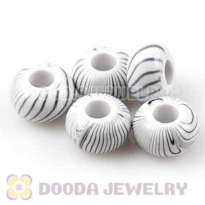 14mm Basketball Wives Acrylic Beads For European Jewelry 