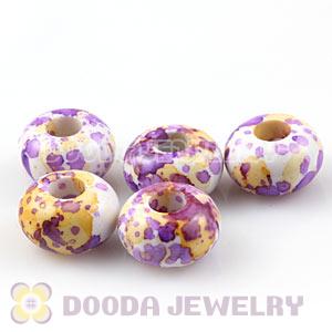 14mm Basketball Wives Acrylic Beads For European Jewelry 