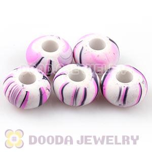 14mm Basketball Wives Acrylic Beads For European Jewelry 
