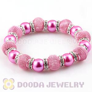 Pink Beaded Basketball Wives Inspired Bracelets Wholesale