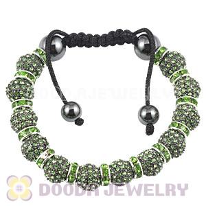 Handmade Style TresorBeads Crystal Ball Bead Bracelets With Hematite