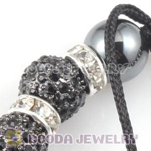 Handmade Style TresorBeads Crystal Ball Bead Bracelets With Hematite