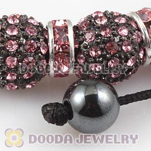 Handmade Style TresorBeads Crystal Ball Bead Bracelets With Hematite