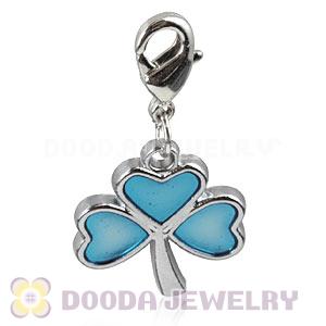 Platinum Plated Alloy European Four-Leaf Clover Jewelry Charms Wholesale 
