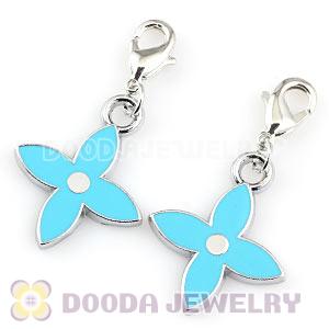 Platinum Plated Alloy European Four-Leaf Clover Jewelry Charms Wholesale 