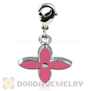 Platinum Plated Alloy European Four-Leaf Clover Jewelry Charms Wholesale 
