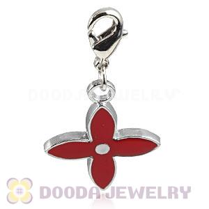 Platinum Plated Alloy European Four-Leaf Clover Jewelry Charms Wholesale 