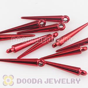 22mm Red Basketball Wives Earring Spike Beads Wholesale 
