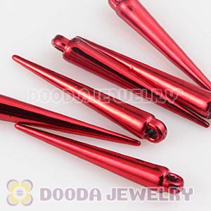 34mm Red Basketball Wives Earring Spike Beads Wholesale 