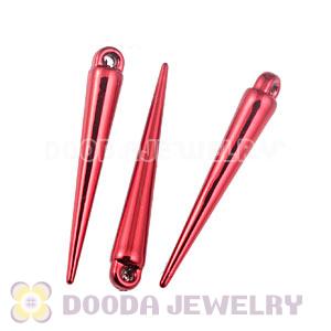 Cheap 34mm Red Basketball Wives Earring Spike Beads Wholesale 