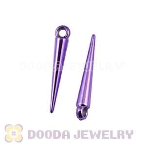 Cheap 22mm Purple Basketball Wives Earring Spike Beads Wholesale 