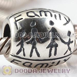 Antique 925 Sterling Silver European FAMILY Charms Beads Wholesale
