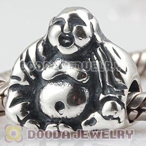 Antique 925 Sterling Silver European Buddha Charms Beads Wholesale