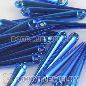 34mm Blue Basketball Wives Earring Spike Beads Wholesale 